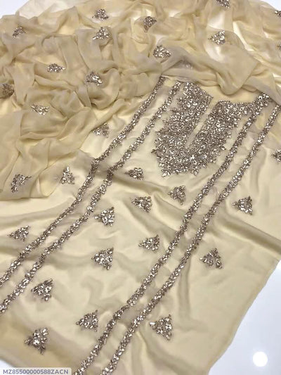 Woman's unstitched 2 piece fancy suit