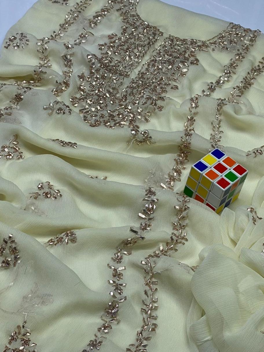 Woman's unstitched 2 piece fancy suit
