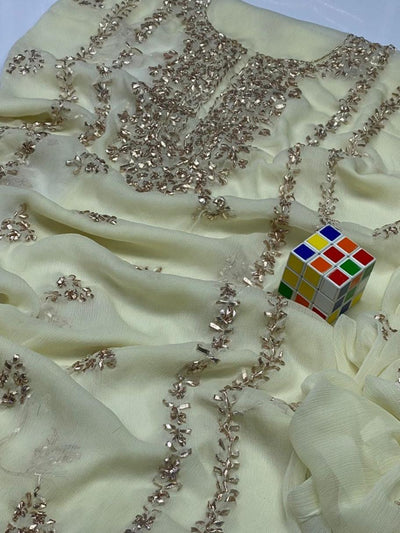 Woman's unstitched 2 piece fancy suit